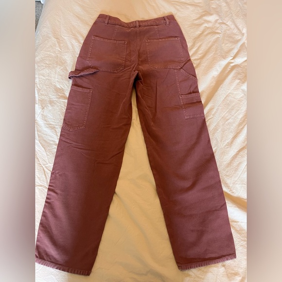 Wilfred (Aritzia) Carpenter Pants in Mocha Berry Color - Picture 3 of 3